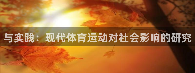 yy易游官方正版app娱乐40996:与实践:现代体育运动对